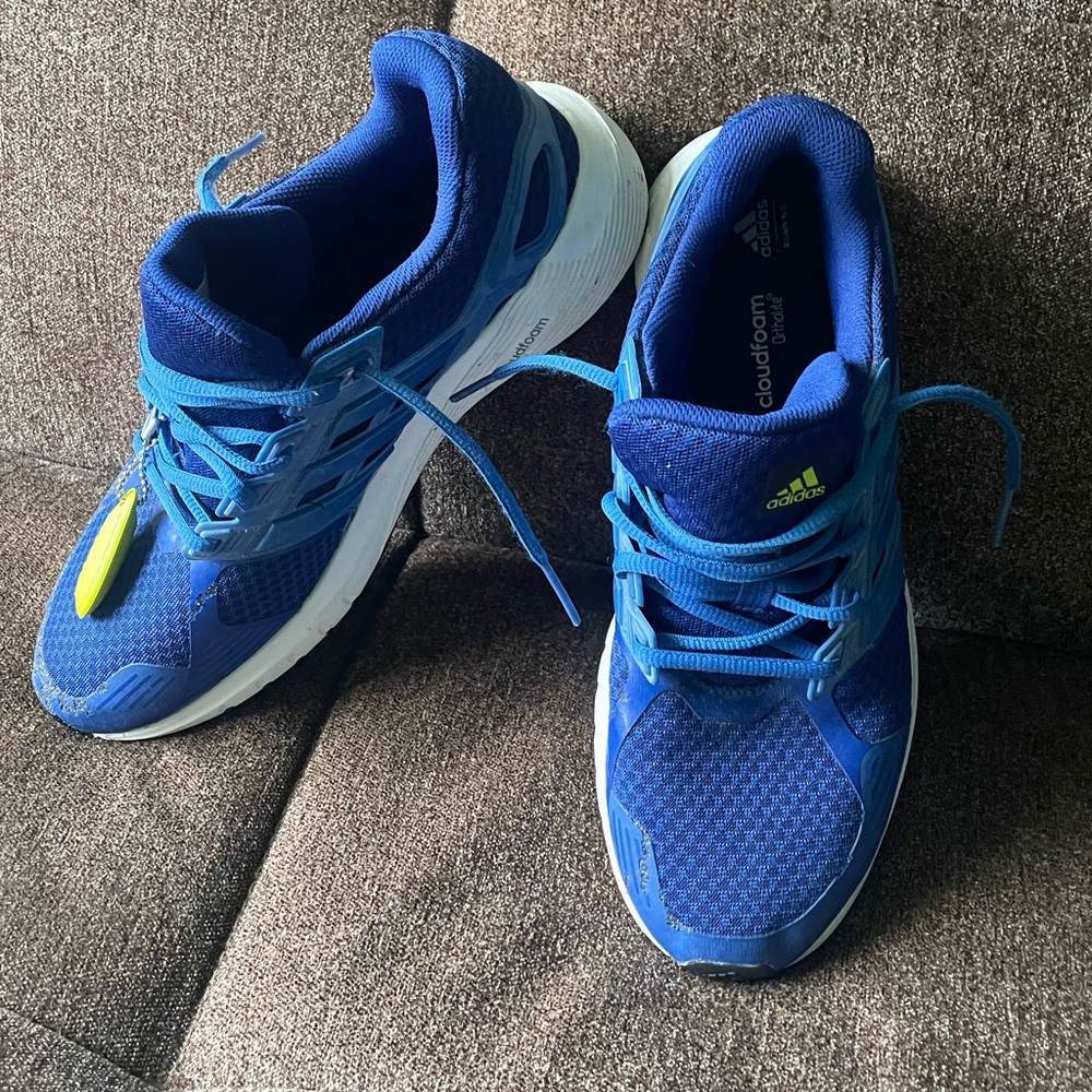 Adidas Cloud Foam Duramo Blue Training Shoes Sneakers BA8079 Mens US Size 9